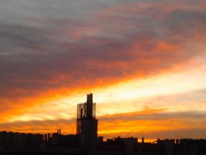 Vue du ciel du 9ème étage Psychothérapie Gestalt Paris 15