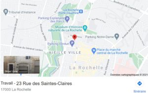 Plan 23 rue des Saintes Claires